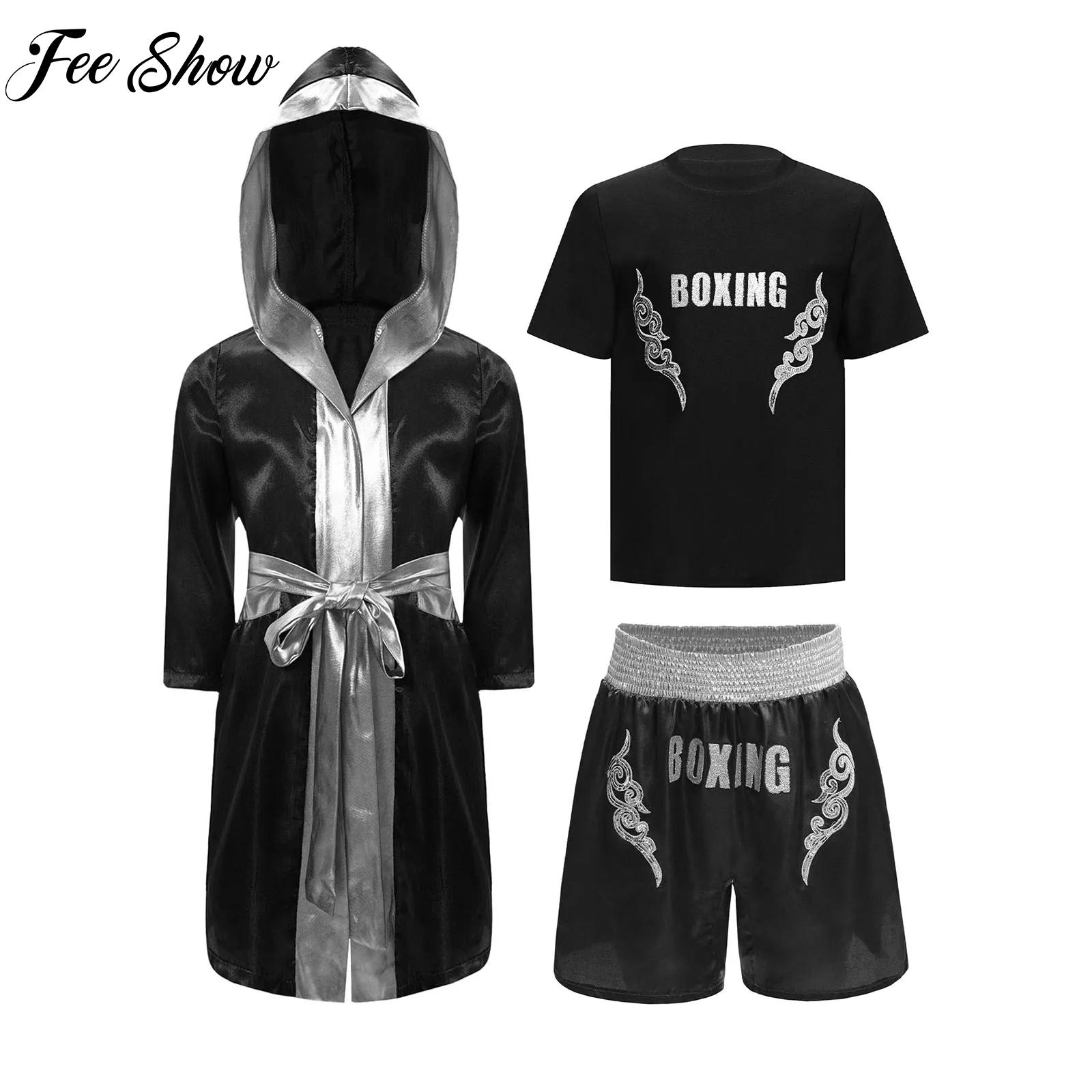Boyshort Underwear - Crianças menino roupa de boxe muay