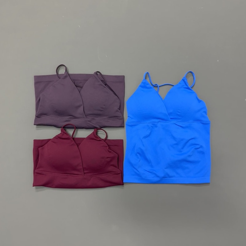 Sports Bra High Impact - Top Esportivo Feminino Slim para Yoga,