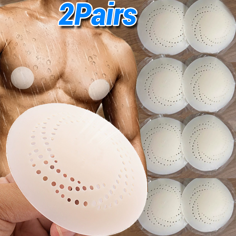 Silicone Bra Adhesive - Protetores de Mamilo Masculinos de Silicone,