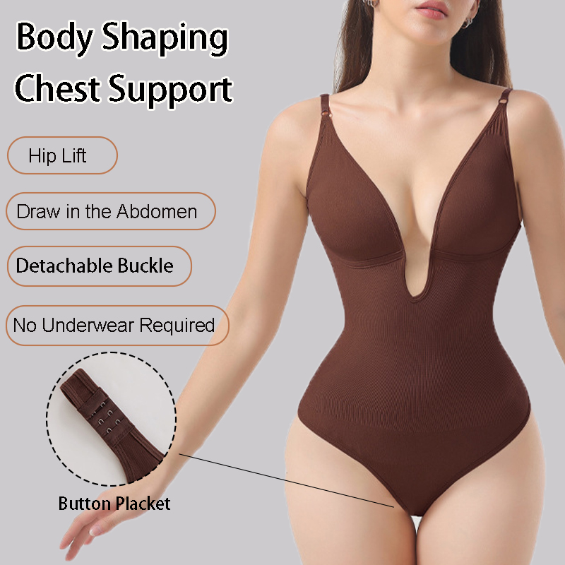 Shapewear Bodysuit Firm - Body Modelador Feminino Sem Costura, Sem