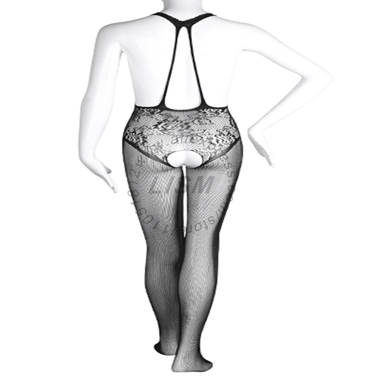 LISM Bodystocking Sexy com Dec - Bodystocking Fishnet avaliação e preço