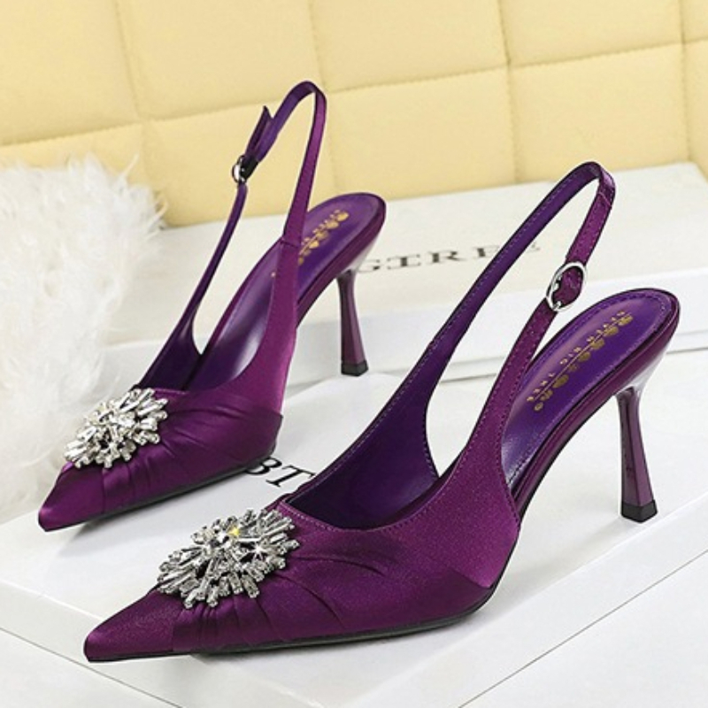 Sapatos BIGTREE com Fivela de  - Slip Dress Satin avaliação e preço